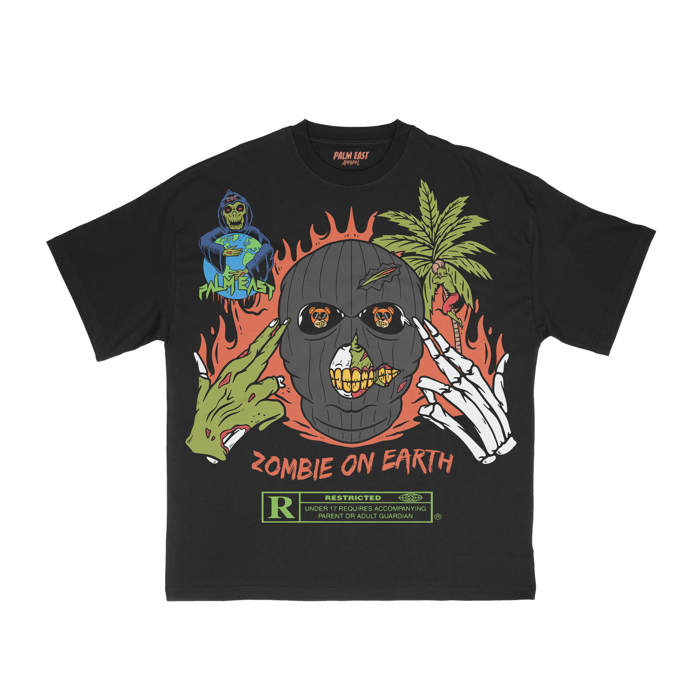 Zombie On Earth Graphic Tee