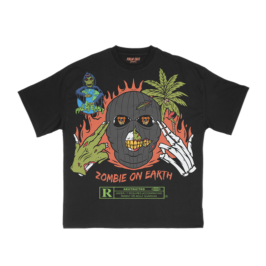 Zombie On Earth Graphic Tee